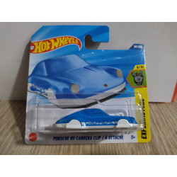 PORSCHE 911 CARRERA CLIP BLUE 6/10 EXPERIMOTORS 1:64 HOT WHEELS