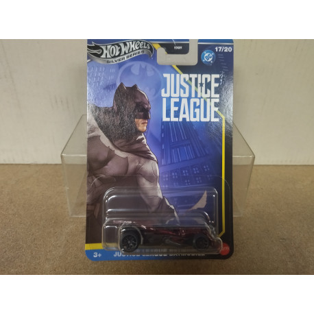 BATMAN JUSTICE LEAGUE BATMOBILE 17/20 1:64 HOT WHEELS