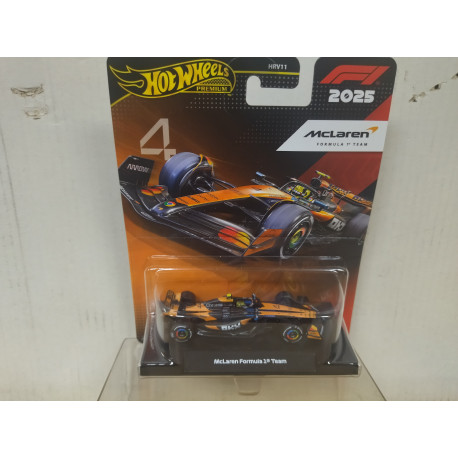 MCLAREN FORMULA F1 TEAM NORRIS 1:64 HOT WHEELS PREMIUM