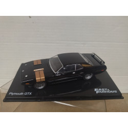 PLYMOUTH GTX BLACK FAST & FURIOUS 1:43 ALTAYA IXO