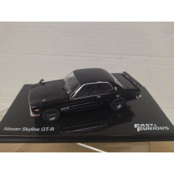 NISSAN SKYLINE GT-R BLACK FAST & FURIOUS 1:43 ALTAYA IXO