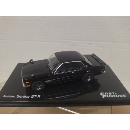 NISSAN SKYLINE GT-R BLACK FAST & FURIOUS 1:43 ALTAYA IXO