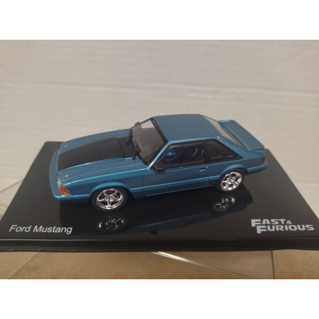 FORD MUSTANG BLUE/BLACK FAST & FURIOUS 1:43 ALTAYA IXO