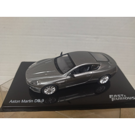 ASTON MARTIN DB9 GREY FAST & FURIOUS 1:43 ALTAYA IXO
