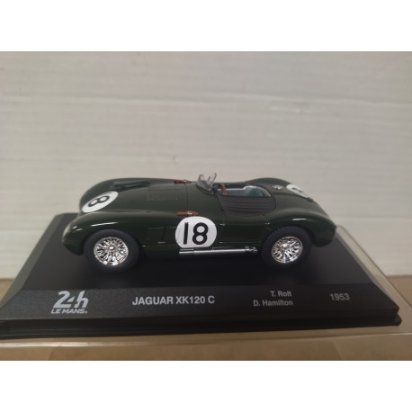 JAGUAR C-TYPE XK120C WIN 24 H LE MANS 1953 ROLT-HAMILTON 1:43 ALTAYA IXO