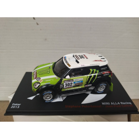 MINI ALL4 RACING 2013 RALLY RAID PARIS-DAKAR PETERHANSEL 1:43 ALTAYA IXO