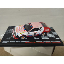 ALPINE A310 RENAULT 1976 DE LA CHATAIGNE RALLY DACREMONT 1:43 ALTAYA IXO