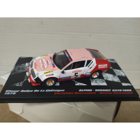 ALPINE A310 RENAULT 1976 DE LA CHATAIGNE RALLY DACREMONT 1:43 ALTAYA IXO
