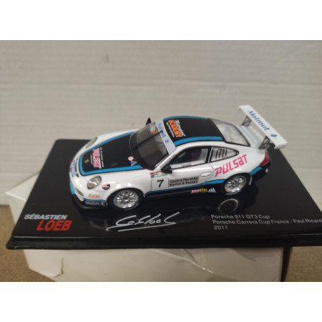 PORSCHE 911 GT3 CUP 2011 CUP FRANCE PAUL RICARD LOEB 1:43 ALTAYA IXO