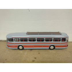 SAVIEM S53M 1972 GREY/RED AUTOBUS 1:43 SALVAT IXO BLISTER ABIERTO