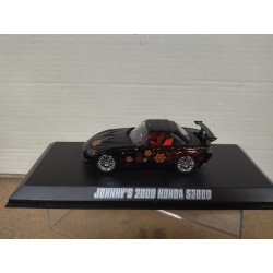 HONDA S2000 BLACK JOHNNY´S FAST & FURIOUS 1:43 GREENLIGHT NO CARTON