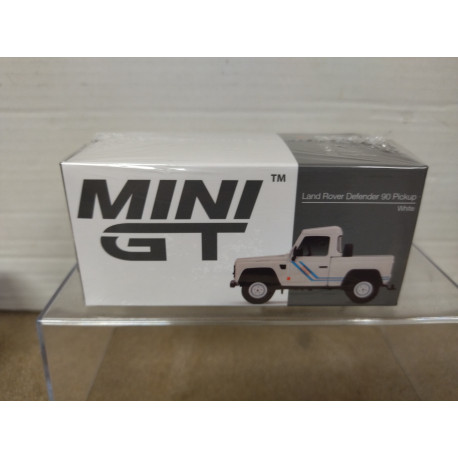 LAND ROVER 90 PICKUP WHITE LHD 1:64 MINI GT 338
