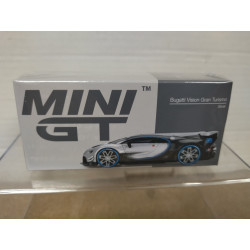 BUGATTI GRAN VISION SILVER/BLACK LHD 1:64 MINI GT 369