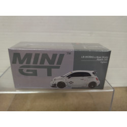 FIAT ABARTH 595 2024 LB-WORKS ABAS WORKS FIGHTERS LHD 1:64 MINI GT 1064