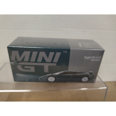 BUGATTI EB110 GT 1995 VERDE OSCURO LHD 1:64 MINI GT 968