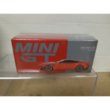 ASTON MARTIN DBS 2023 HYPER RED LHD 1:64 MINI GT 1066