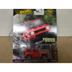 MITSUBISHI PAJERO EVO RED 5/5 TERRA TREK 1:64 HOT WHEELS PREMIUM