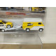 BMW E46 M3 + RALLY HAULER TEAM TRANSPORT 1:64 HOT WHEELS PREMIUM