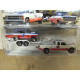 CHEVROLET NOVA 1969 + SILVERADO 3500 TEAM TRANSPORT 1:64 HOT WHEELS PREMIUM