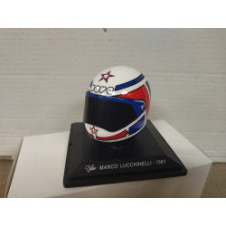 CASCO/HELMET MARCO LUCCHINELLI 1981 MOTO GP 1:5 SPARK ALTAYA