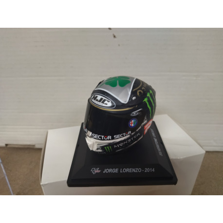 CASCO/HELMET JORGE LORENZO 2014 MOTO GP 1:5 SPARK ALTAYA