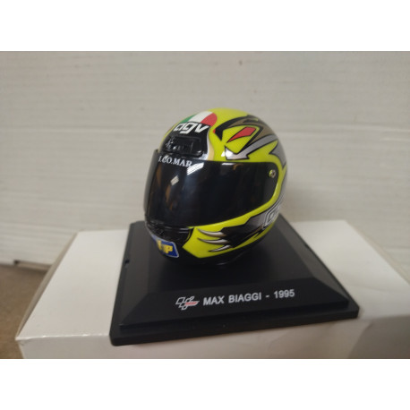 CASCO/HELMET MAX BIAGGI 1995 MOTO GP 1:5 SPARK ALTAYA