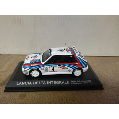 LANCIA DELTA INTEGRALE 1992 RALLY PORTUGAL KANKKUNEN 1:43 ALTAYA IXO