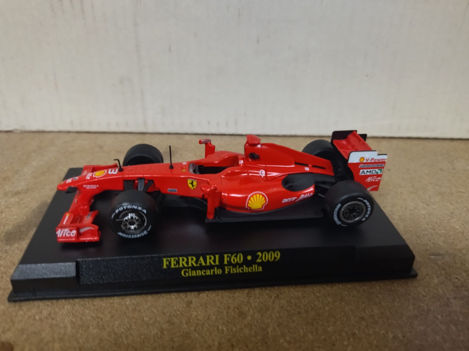 FERRARI F60 2009 FORMULA F1 FISICHELLA 1:43 ALTAYA IXO - BCN STOCK