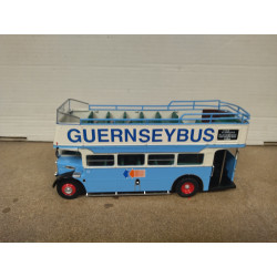 AEC REGENT III 1952 OPEN TOP GUERNSEY AUTOBUS 1:43 SALVAT IXO BLISTER ABIERTO
