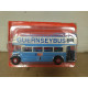 AEC REGENT III 1952 OPEN TOP GUERNSEY AUTOBUS 1:43 SALVAT IXO BLISTER ABIERTO