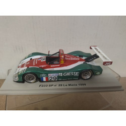 FERRARI F333 SP 1999 24 H LE MANS 1:43 SPARK SCFI02 URNA RAJADA