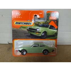 OPEL KADETT 1976 C GT/E GREEN 1:64 MATCHBOX