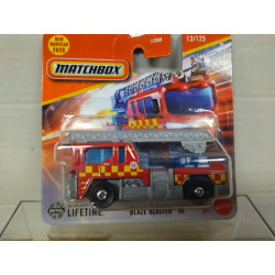 BLAZE BUSTER III RED FIRE DEPARTMENT ESCALERA 1:64 MATCHBOX