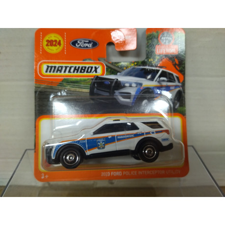 FORD INTERCEPTOR UTILITY 2023 PARAMEDIC 1:64 MATCHBOX