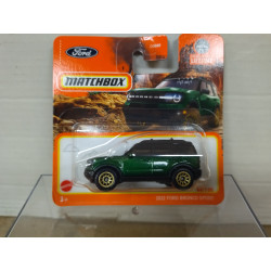 FORD BRONCO 2022 SPORT GREEN 1:64 MATCHBOX