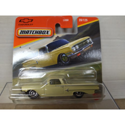 CHEVROLET EL CAMINO 1960 YELLOW 1:64 MATCHBOX