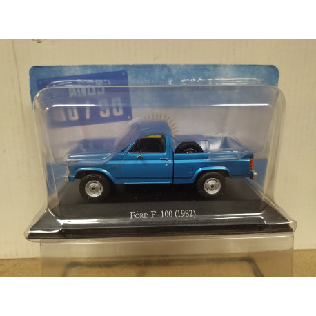 FORD F-100 1982 PICKUP BLUE ARGENTINA 1:43 SALVAT IXO