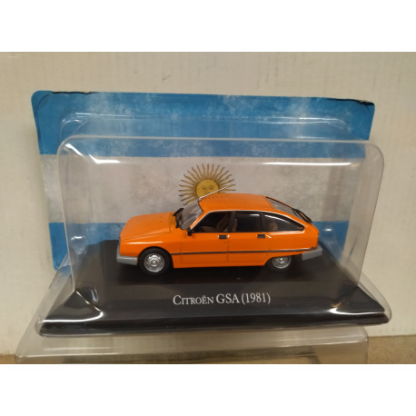 CITROEN GSA 1981 ORANGE ARGENTINA 1:43 SALVAT IXO