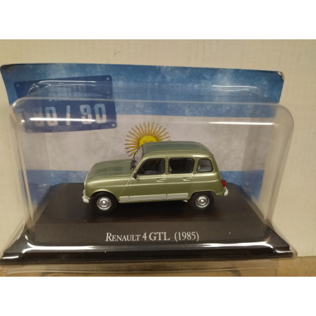 RENAULT 4 GTL 1985 GREEN ARGENTINA 1:43 SALVAT IXO
