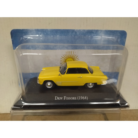 DKW FISSORE 1964 YELLOW ARGENTINA 1:43 SALVAT IXO