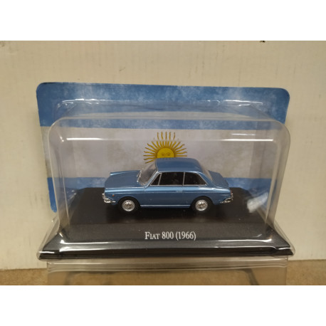 FIAT 800 1966 BLUE ARGENTINA 1:43 SALVAT IXO