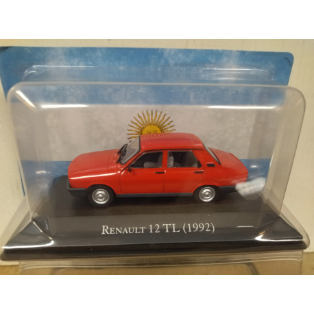RENAULT 12 TL 1992 RED ARGENTINA 1:43 SALVAT IXO