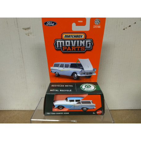 FORD COUNTRY SEDAN 1957 MOVING PARTS 1:64 MATCHBOX