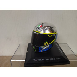 CASCO/HELMET VALENTINO ROSSI 2015 MUGELLO 1:5 SPARK ALTAYA