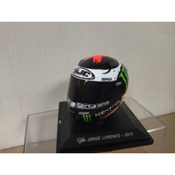 CASCO/HELMET JORGE LORENZO 2013 MOTO GP 1:5 SPARK ALTAYA