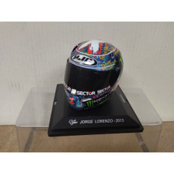 CASCO/HELMET JORGE LORENZO 2013 MOTO GP 1:5 SPARK ALTAYA