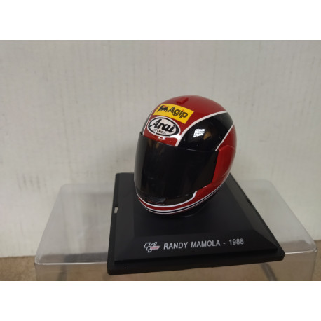 CASCO/HELMET RANDY MAMOLA 1988 MOTO GP 1:5 SPARK ALTAYA