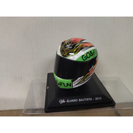 CASCO/HELMET ALVARO BAUTISTA 2013 MOTO GP 1:5 SPARK ALTAYA