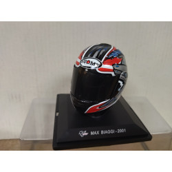 CASCO/HELMET MAX BIAGGI 2001 MOTO GP 1:5 SPARK ALTAYA