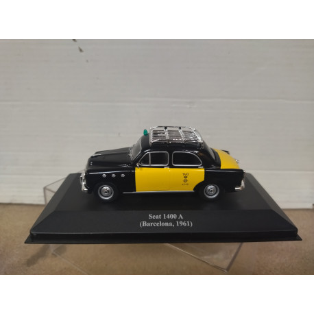 SEAT 1400 A 1961 TAXI BARCELONA 1:43 ALTAYA IXO